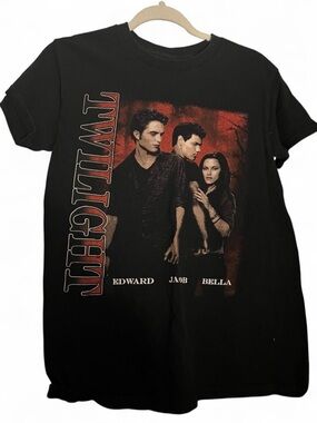 Black Twilight Graphic Crewneck Tee